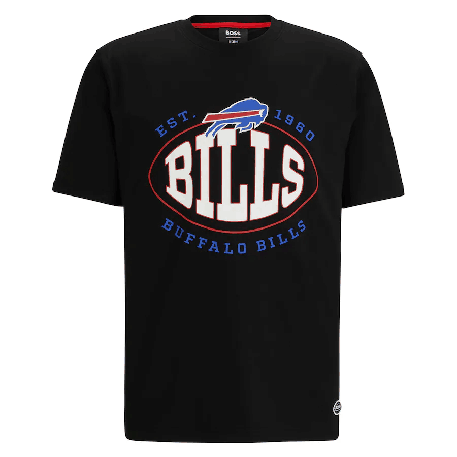 Men's Buffalo Bills Black BOSS X Trap T-Shirt